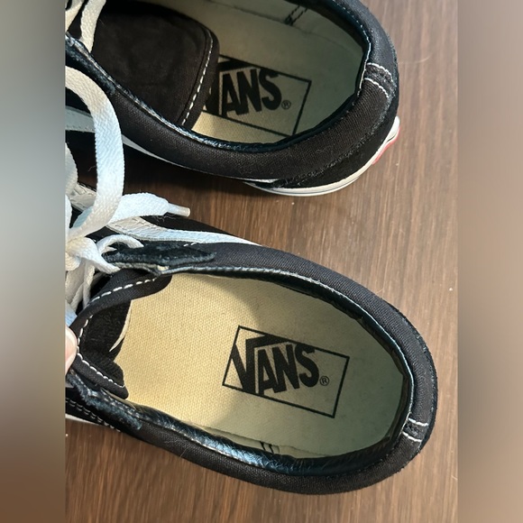 Vans Old Skool Classic Shoe Black Suede Canvas W/8.5 M/7 - Picture 3 of 8